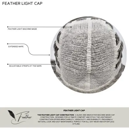 Feather light cap with adjustable straps.